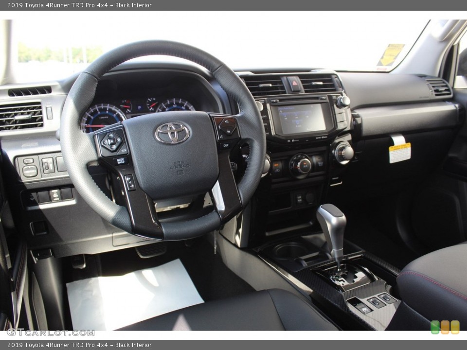 Black Interior Dashboard for the 2019 Toyota 4Runner TRD Pro 4x4 #135001401