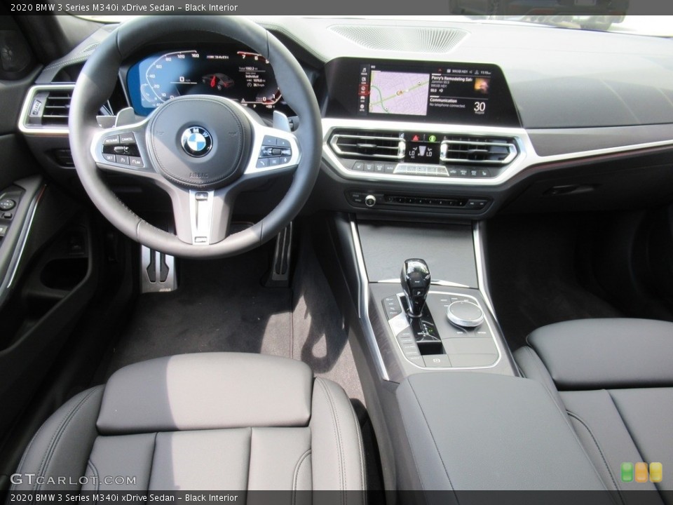 Black Interior Dashboard for the 2020 BMW 3 Series M340i xDrive Sedan #135002151
