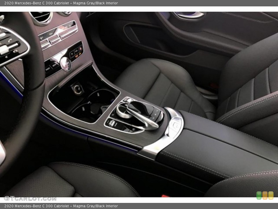 Magma Gray/Black Interior Controls for the 2020 Mercedes-Benz C 300 Cabriolet #135002360