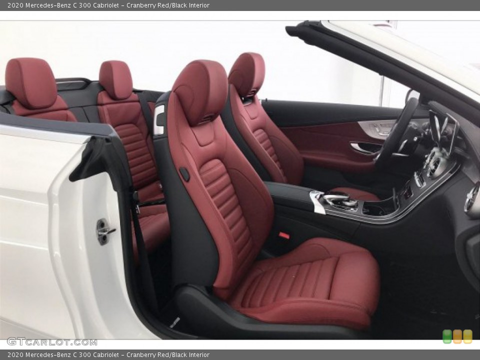 Cranberry Red/Black Interior Photo for the 2020 Mercedes-Benz C 300 Cabriolet #135002550