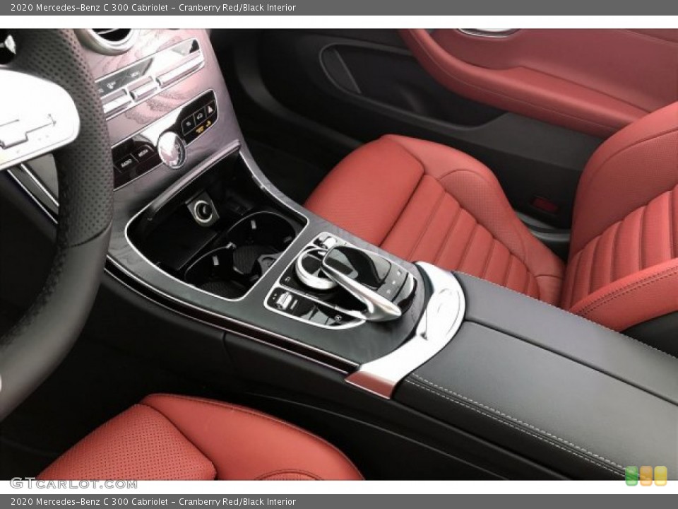 Cranberry Red/Black Interior Transmission for the 2020 Mercedes-Benz C 300 Cabriolet #135002586