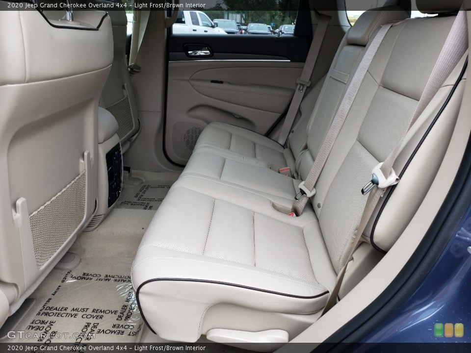 Light Frost/Brown Interior Rear Seat for the 2020 Jeep Grand Cherokee Overland 4x4 #135003273