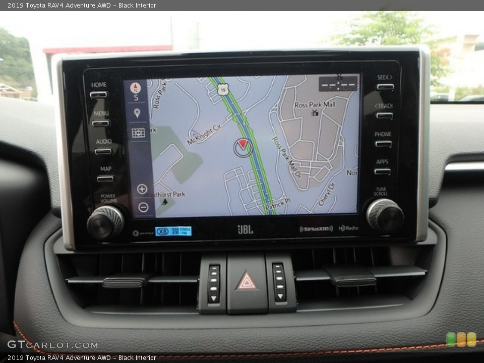Black Interior Navigation for the 2019 Toyota RAV4 Adventure AWD #135003920