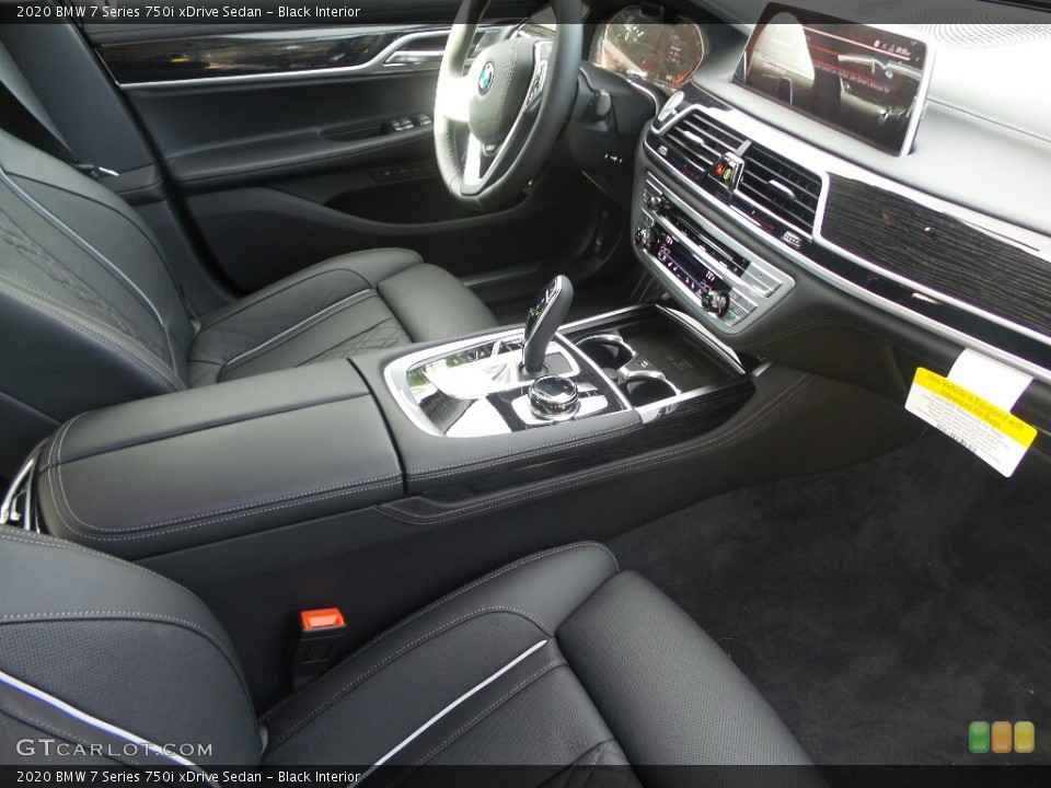 Black Interior Front Seat for the 2020 BMW 7 Series 750i xDrive Sedan #135005688