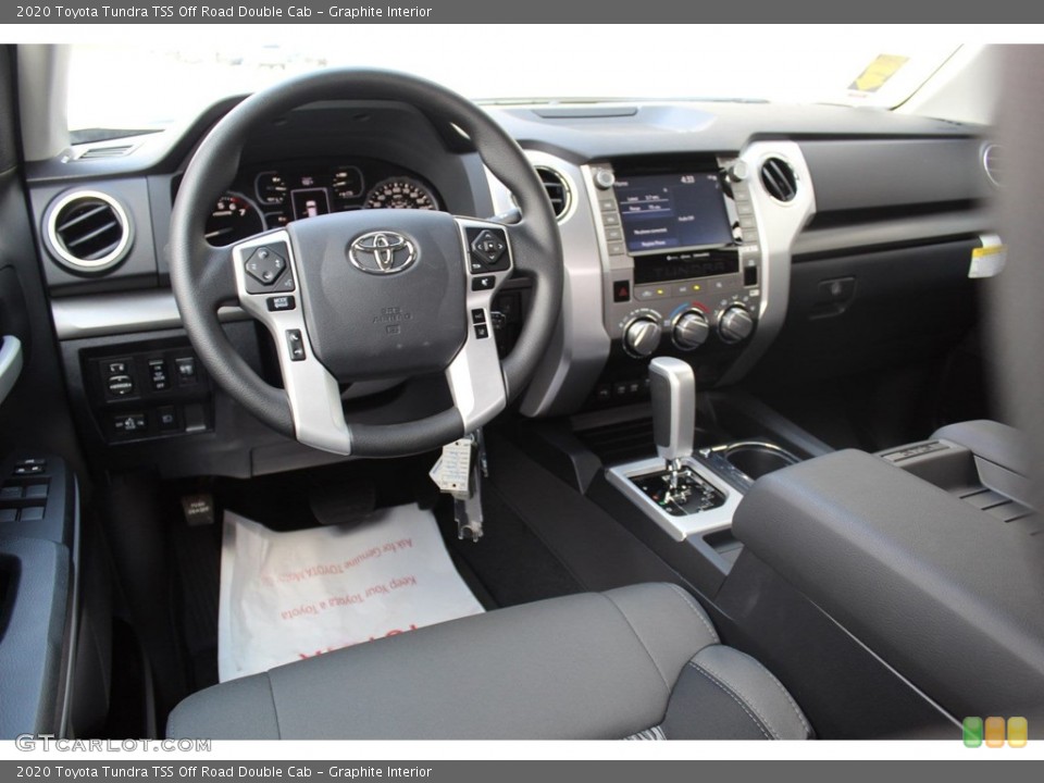 Graphite Interior Photo for the 2020 Toyota Tundra TSS Off Road Double Cab #135007005