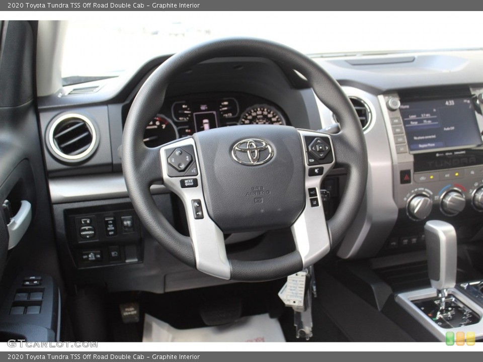 Graphite Interior Steering Wheel for the 2020 Toyota Tundra TSS Off Road Double Cab #135007020