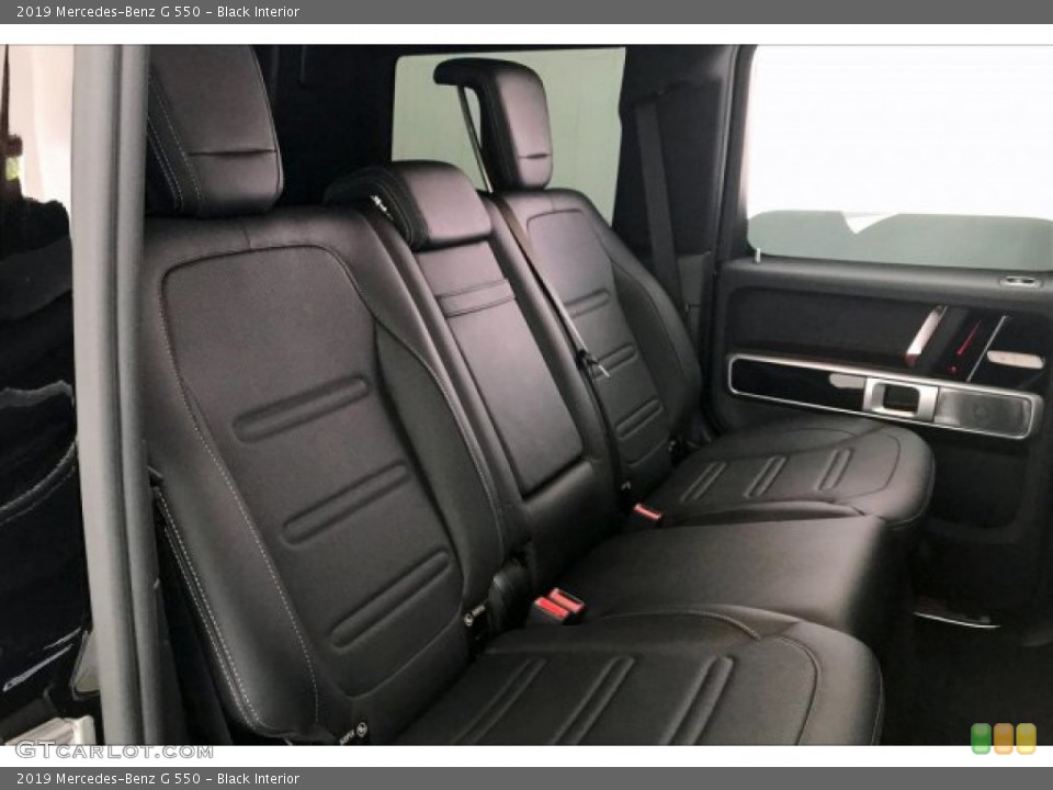 Black Interior Rear Seat for the 2019 Mercedes-Benz G 550 #135008469