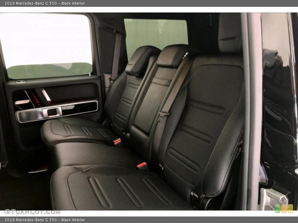 Black Interior Rear Seat for the 2019 Mercedes-Benz G 550 #135008481