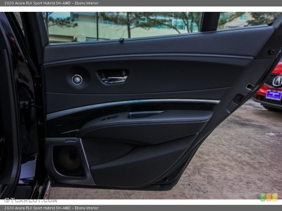 Ebony Interior Door Panel for the 2020 Acura RLX Sport Hybrid SH-AWD #135011182