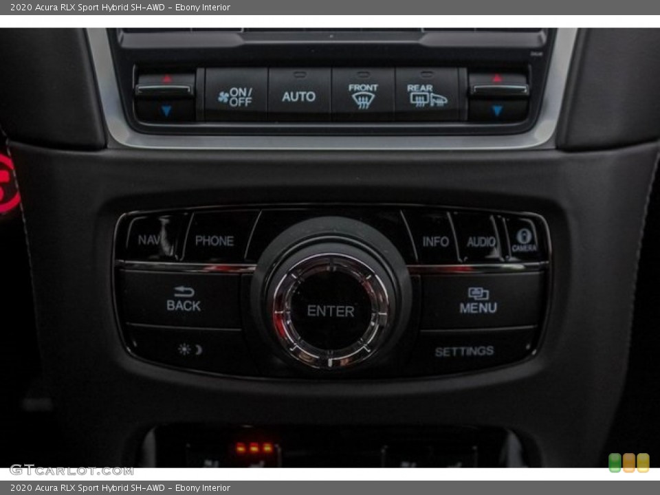Ebony Interior Controls for the 2020 Acura RLX Sport Hybrid SH-AWD #135011426