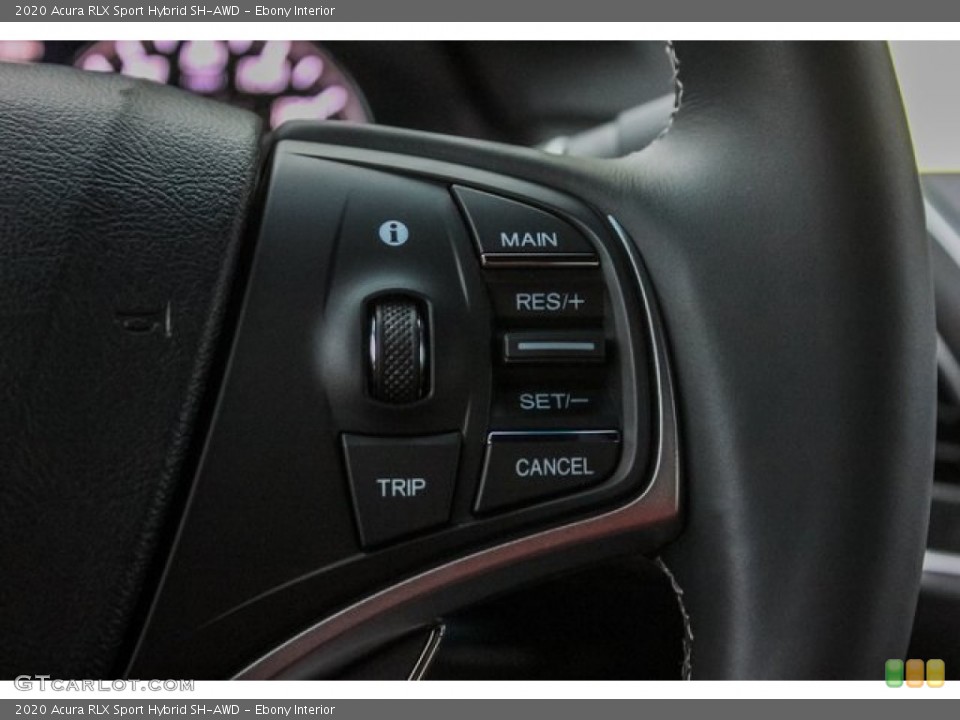 Ebony Interior Steering Wheel for the 2020 Acura RLX Sport Hybrid SH-AWD #135011632