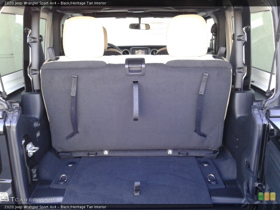 Black/Heritage Tan Interior Trunk for the 2020 Jeep Wrangler Sport 4x4 #135012451