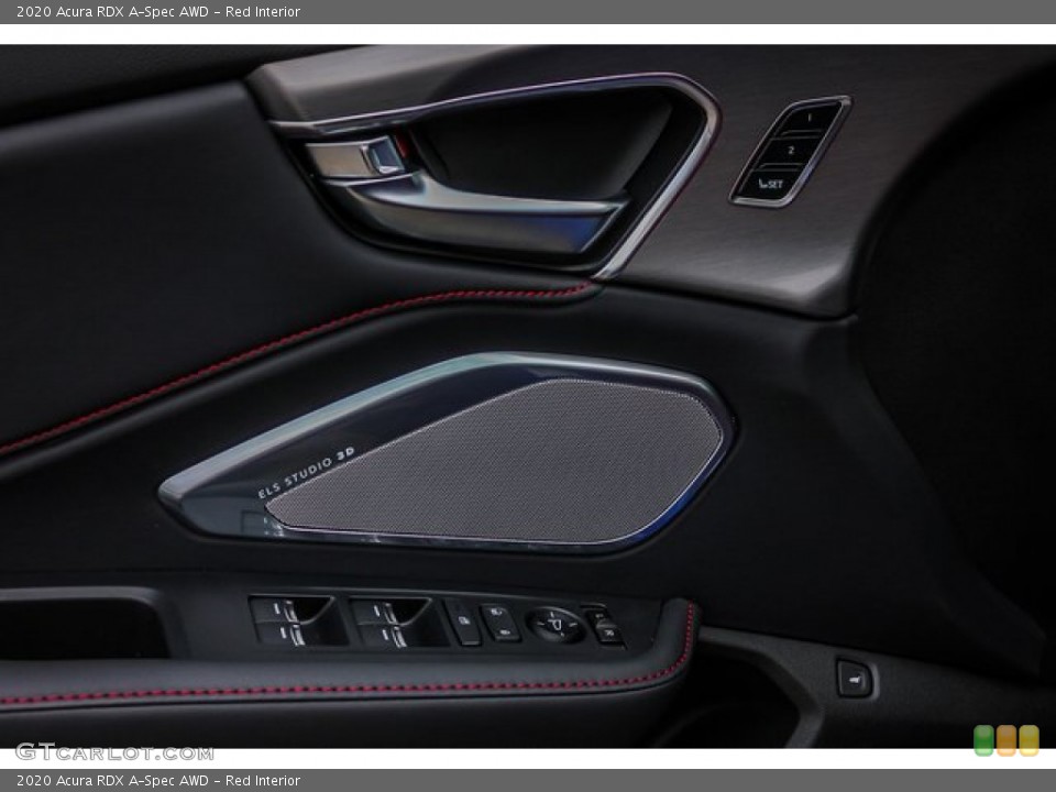 Red Interior Controls for the 2020 Acura RDX A-Spec AWD #135012619