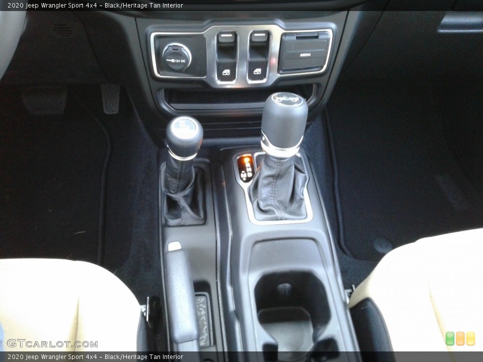 Black/Heritage Tan Interior Transmission for the 2020 Jeep Wrangler Sport 4x4 #135012727