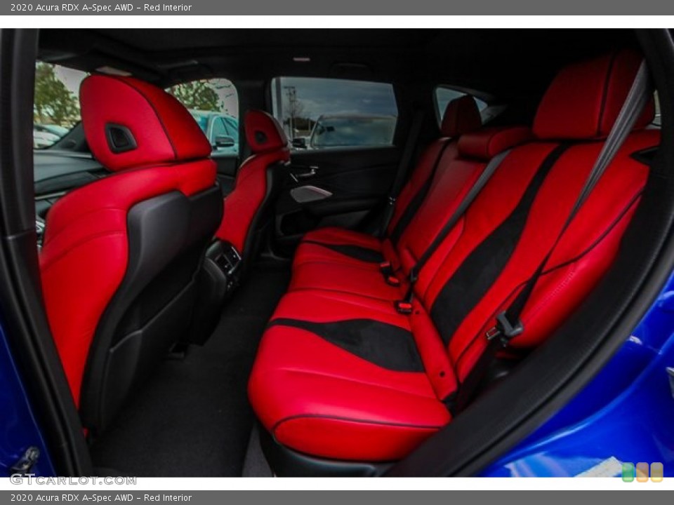 Red Interior Rear Seat for the 2020 Acura RDX A-Spec AWD #135012748