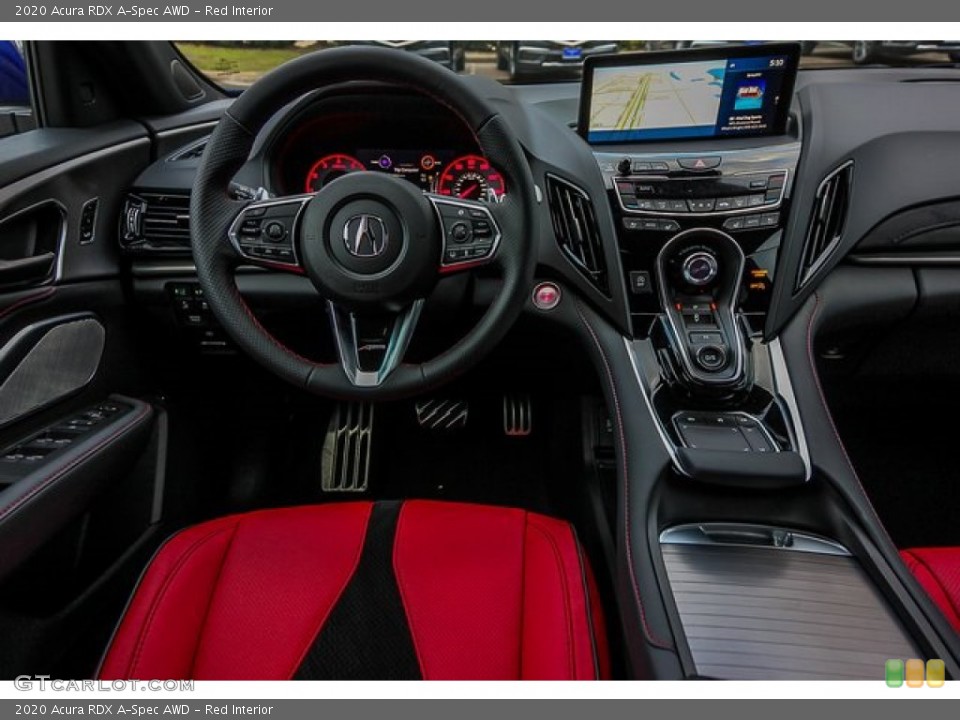 Red Interior Dashboard for the 2020 Acura RDX A-Spec AWD #135012934