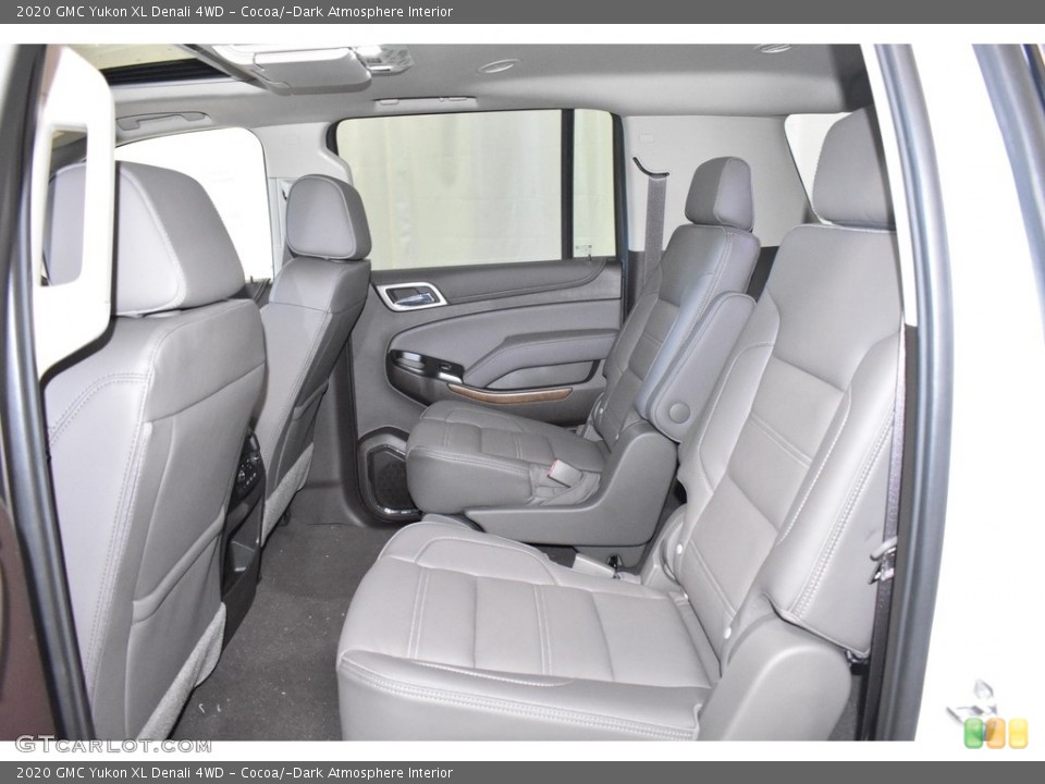 Cocoa/­Dark Atmosphere Interior Rear Seat for the 2020 GMC Yukon XL Denali 4WD #135024007