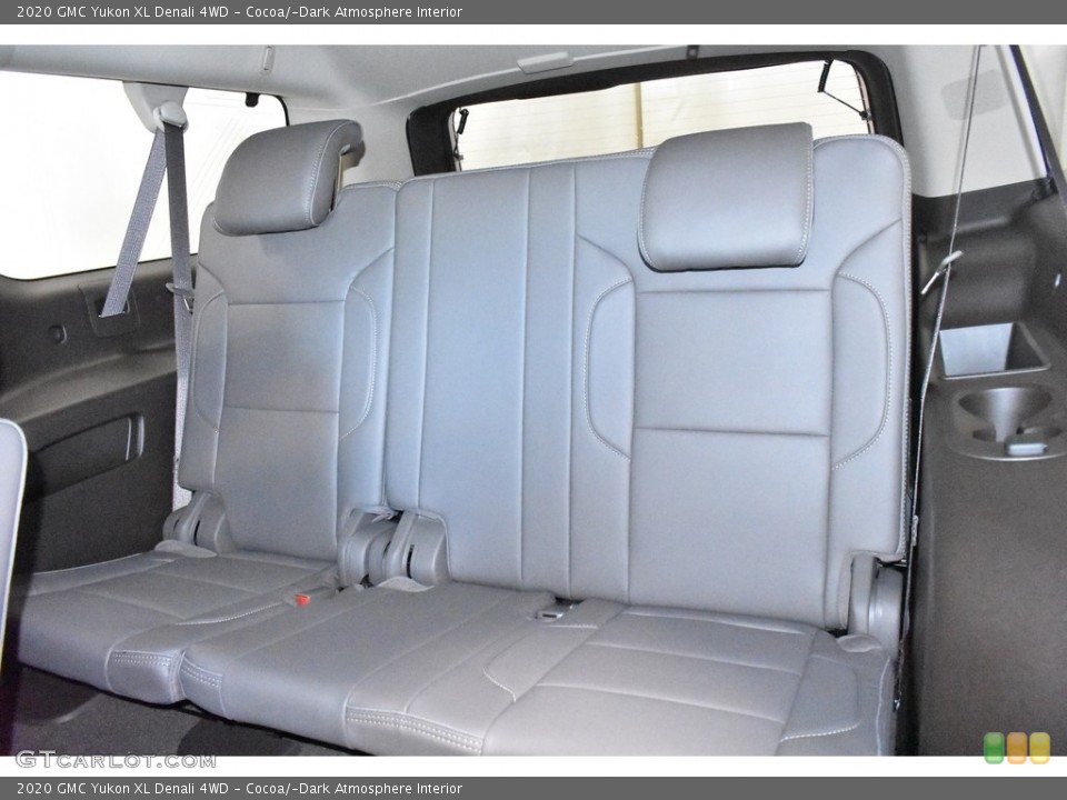 Cocoa/­Dark Atmosphere Interior Rear Seat for the 2020 GMC Yukon XL Denali 4WD #135024030
