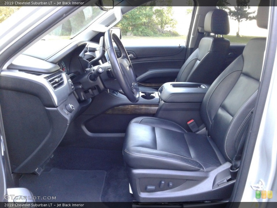 Jet Black Interior Front Seat for the 2019 Chevrolet Suburban LT #135024813