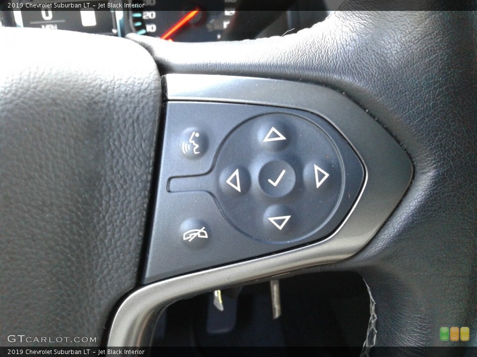 Jet Black Interior Steering Wheel for the 2019 Chevrolet Suburban LT #135025221