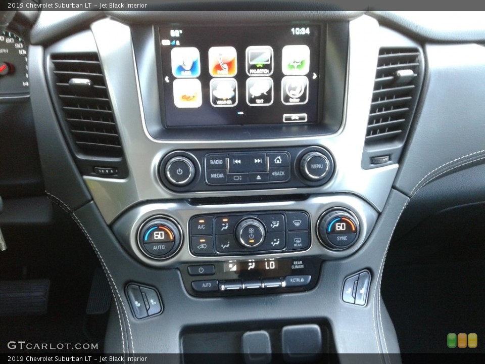 Jet Black Interior Controls for the 2019 Chevrolet Suburban LT #135025305