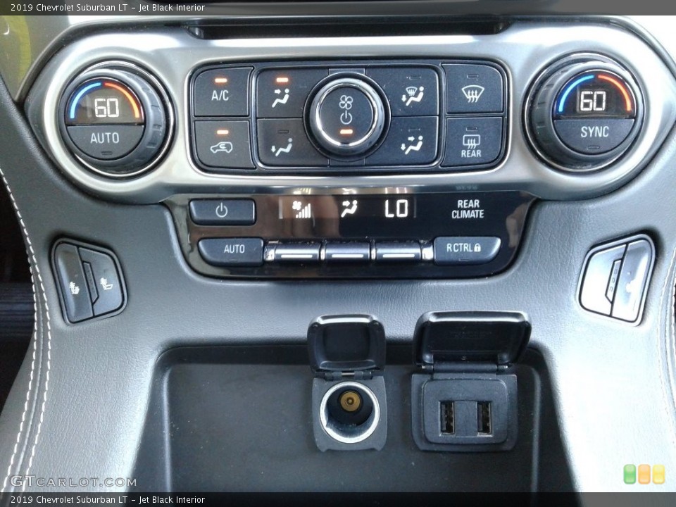 Jet Black Interior Controls for the 2019 Chevrolet Suburban LT #135025437