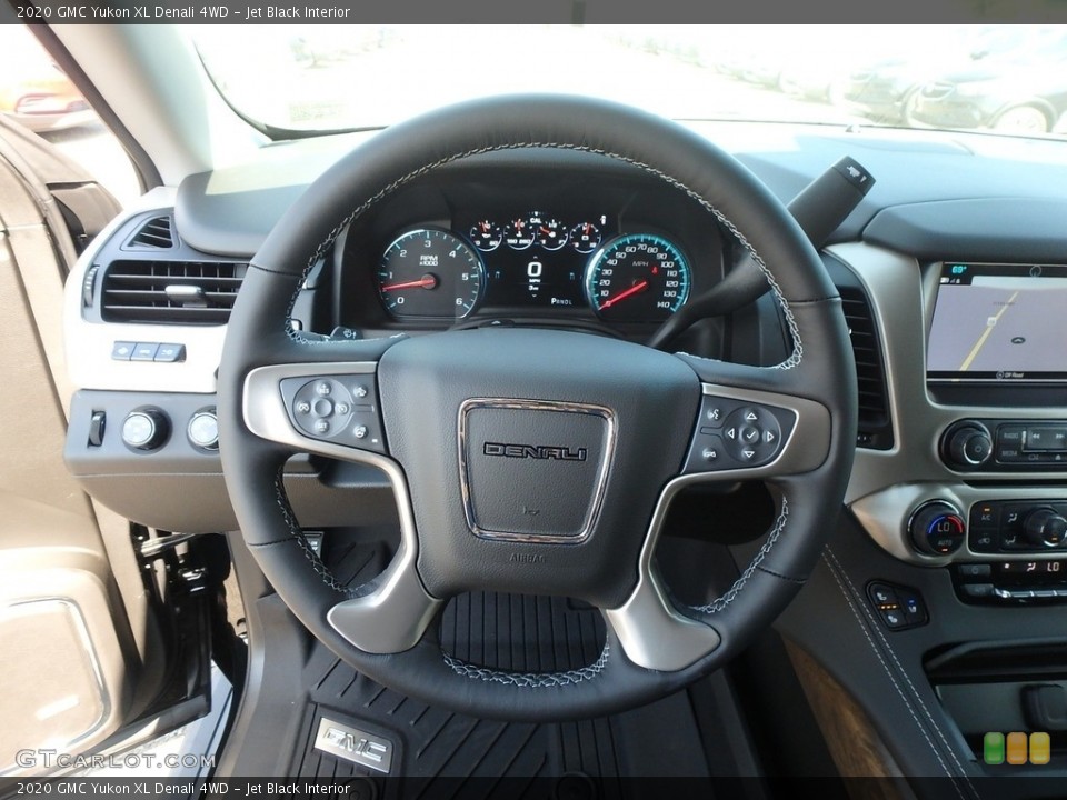 Jet Black Interior Steering Wheel for the 2020 GMC Yukon XL Denali 4WD #135028251