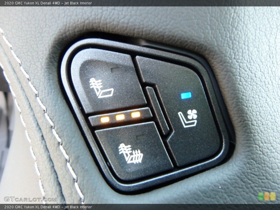 Jet Black Interior Controls for the 2020 GMC Yukon XL Denali 4WD #135028302