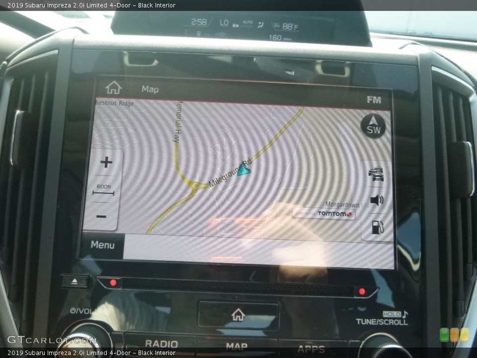 Black Interior Navigation for the 2019 Subaru Impreza 2.0i Limited 4-Door #135031107