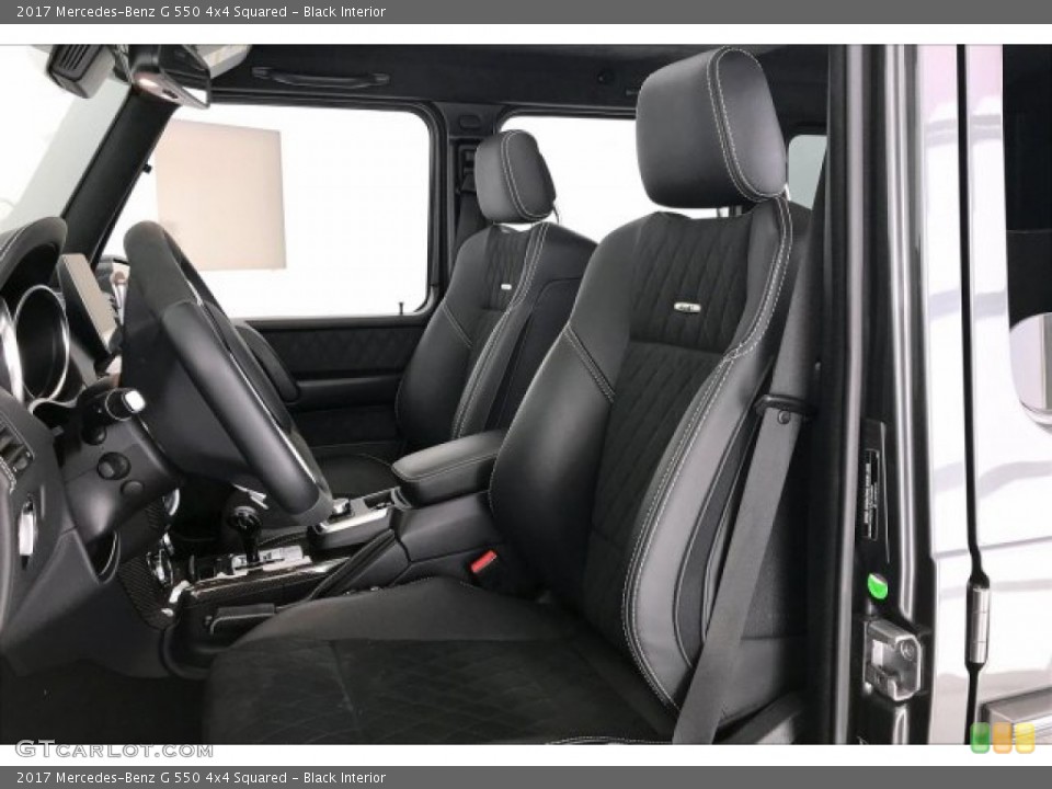 Black Interior Front Seat for the 2017 Mercedes-Benz G 550 4x4 Squared #135033030