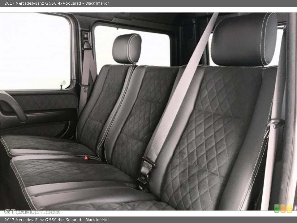 Black Interior Rear Seat for the 2017 Mercedes-Benz G 550 4x4 Squared #135033048