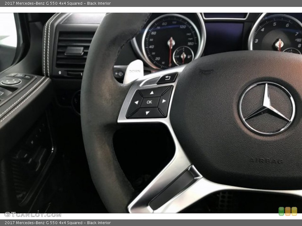 Black Interior Steering Wheel for the 2017 Mercedes-Benz G 550 4x4 Squared #135033105