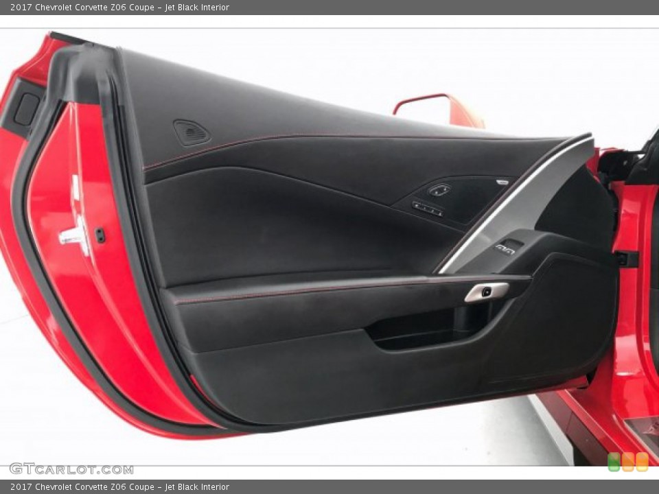 Jet Black Interior Door Panel for the 2017 Chevrolet Corvette Z06 Coupe #135033846