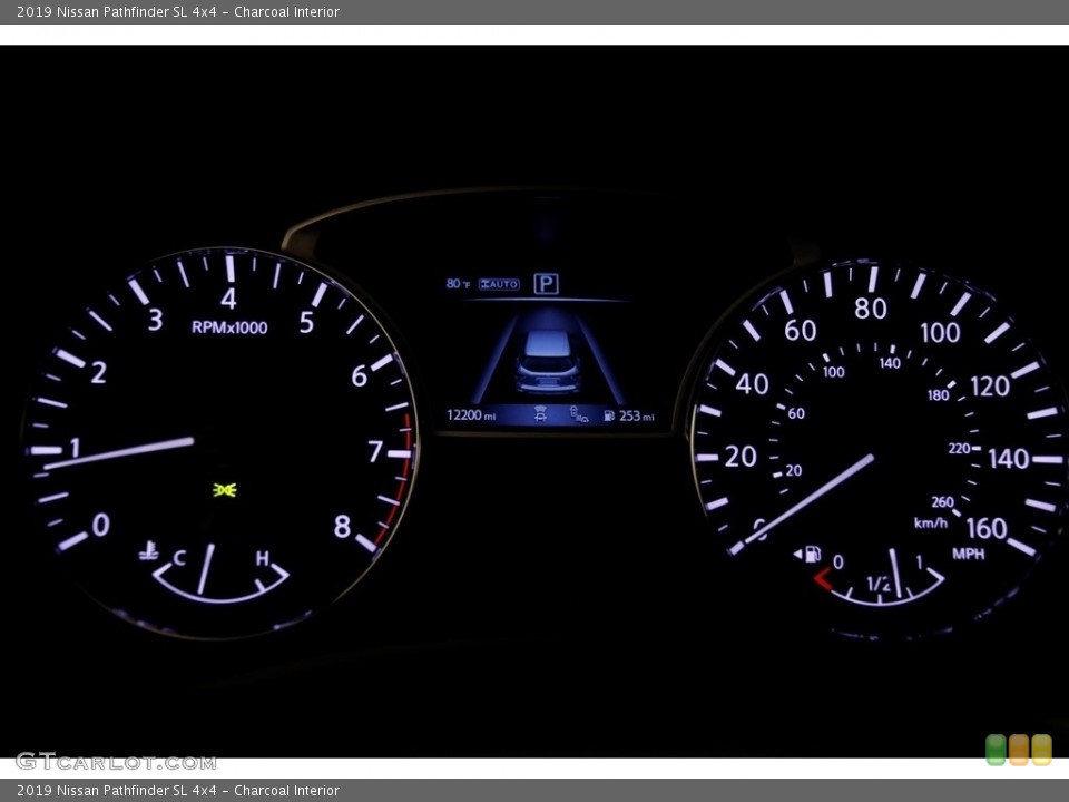 Charcoal Interior Gauges for the 2019 Nissan Pathfinder SL 4x4 #135035457