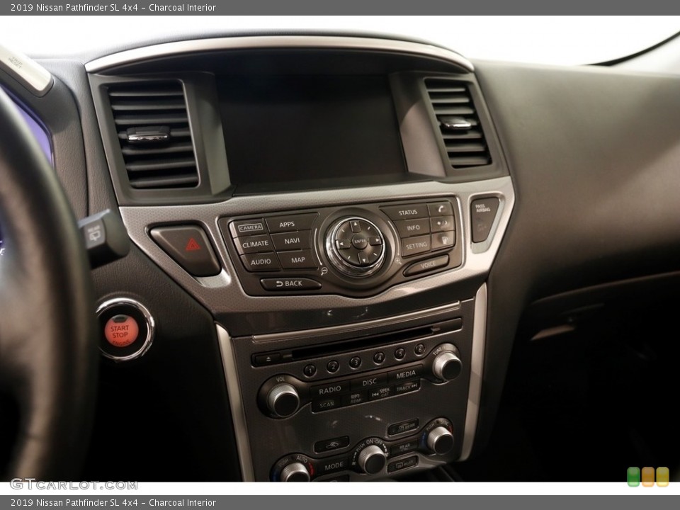Charcoal Interior Controls for the 2019 Nissan Pathfinder SL 4x4 #135035487
