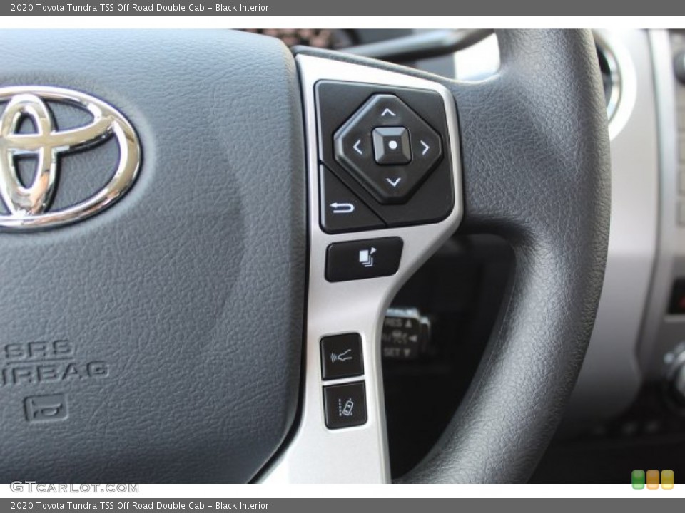 Black Interior Steering Wheel for the 2020 Toyota Tundra TSS Off Road Double Cab #135037653