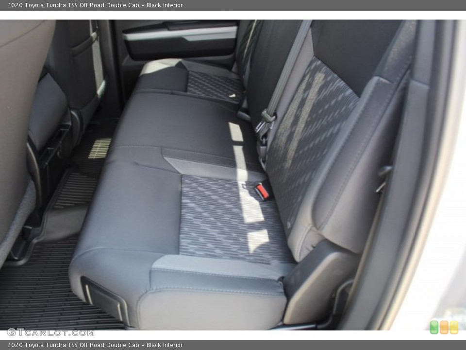 Black Interior Rear Seat for the 2020 Toyota Tundra TSS Off Road Double Cab #135037785