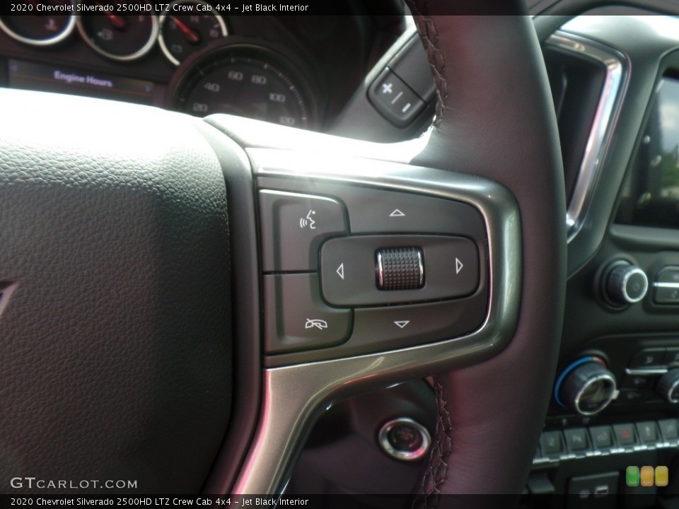 Jet Black Interior Steering Wheel for the 2020 Chevrolet Silverado 2500HD LTZ Crew Cab 4x4 #135040080