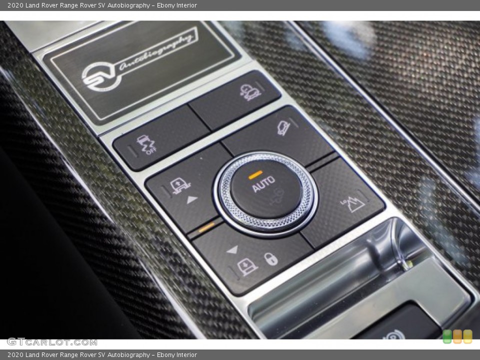 Ebony Interior Controls for the 2020 Land Rover Range Rover SV Autobiography #135040539