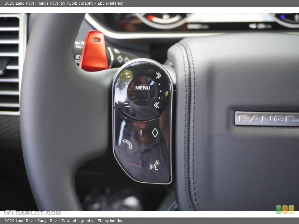 Ebony Interior Steering Wheel for the 2020 Land Rover Range Rover SV Autobiography #135040563