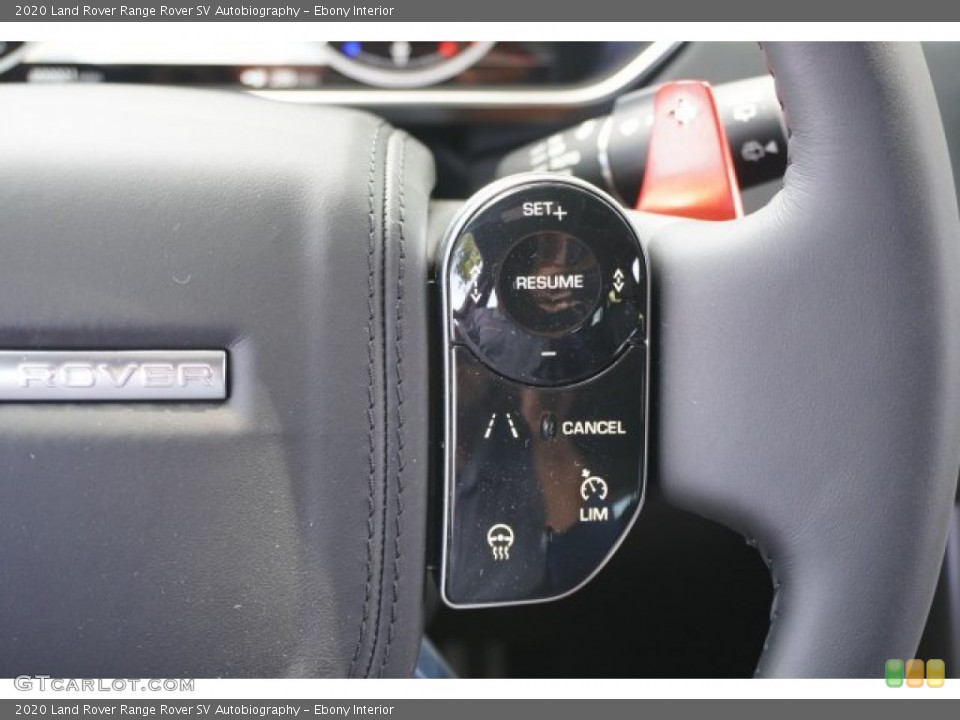 Ebony Interior Steering Wheel for the 2020 Land Rover Range Rover SV Autobiography #135040575