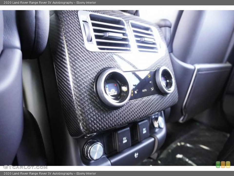 Ebony Interior Controls for the 2020 Land Rover Range Rover SV Autobiography #135040866
