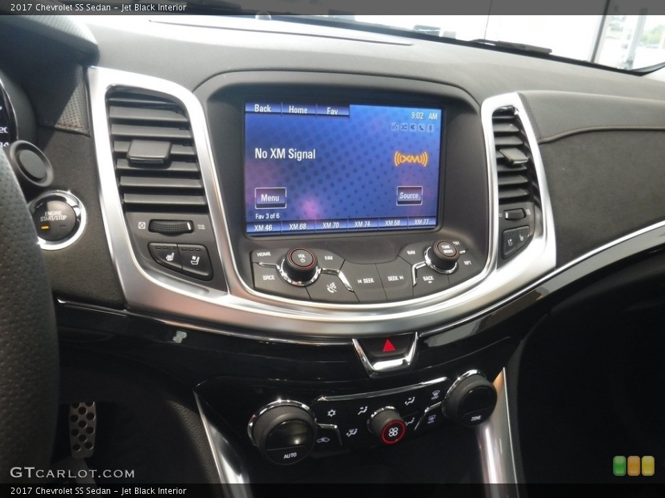 Jet Black Interior Controls for the 2017 Chevrolet SS Sedan #135046176