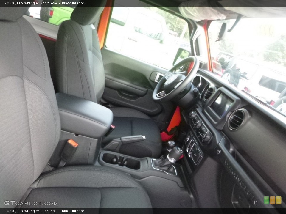 Black Interior Photo for the 2020 Jeep Wrangler Sport 4x4 #135046214