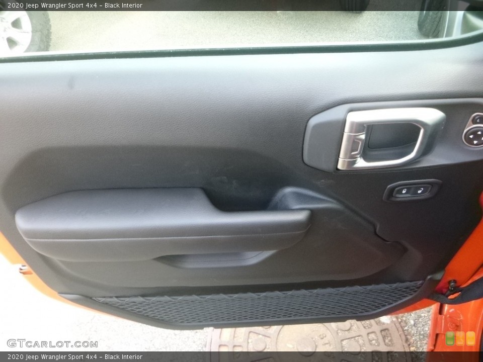 Black Interior Door Panel for the 2020 Jeep Wrangler Sport 4x4 #135046347