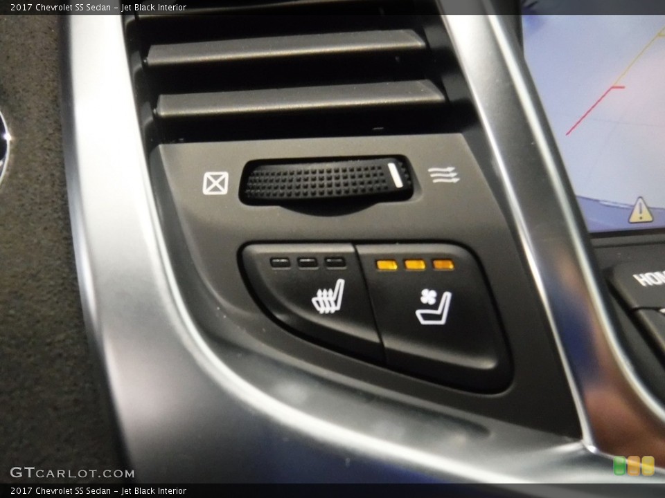 Jet Black Interior Controls for the 2017 Chevrolet SS Sedan #135046699