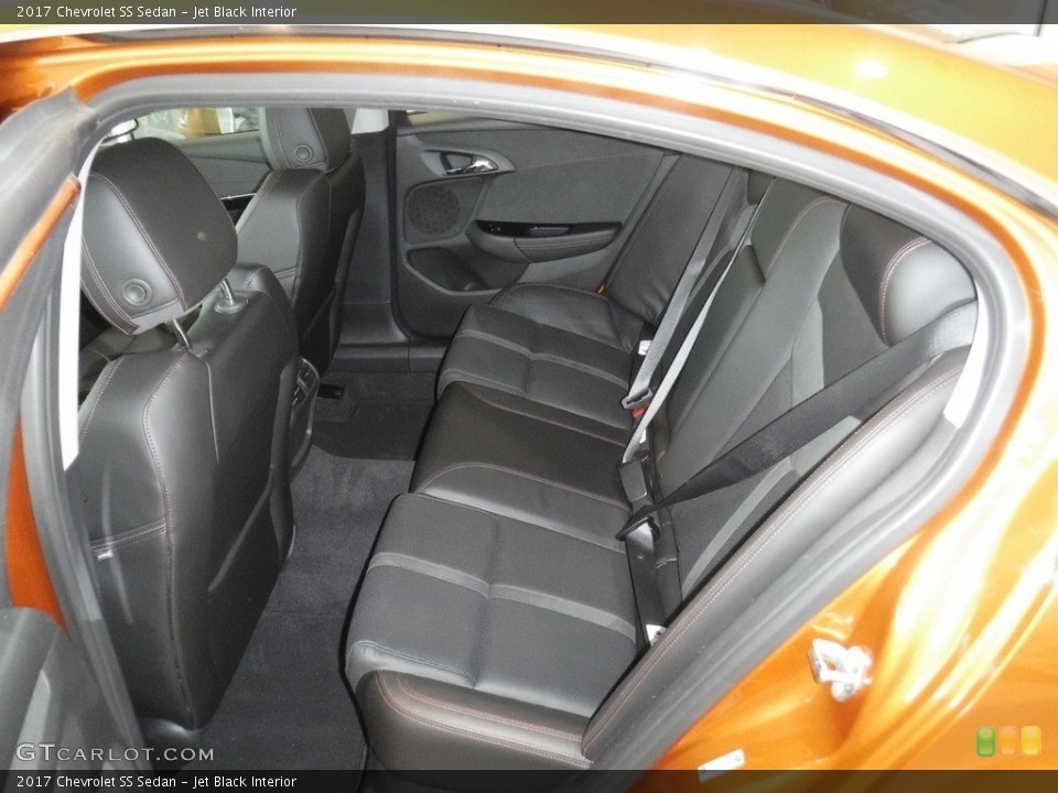 Jet Black Interior Rear Seat for the 2017 Chevrolet SS Sedan #135046800