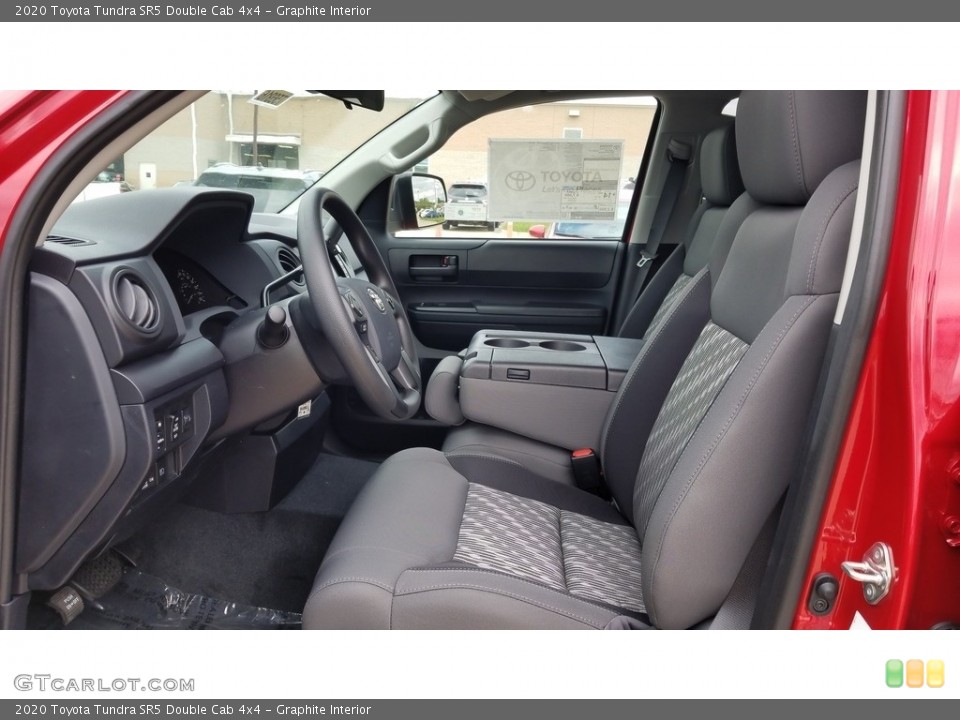 Graphite Interior Photo for the 2020 Toyota Tundra SR5 Double Cab 4x4 #135051826