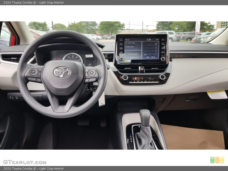 Light Gray Interior Dashboard for the 2020 Toyota Corolla LE #135052824