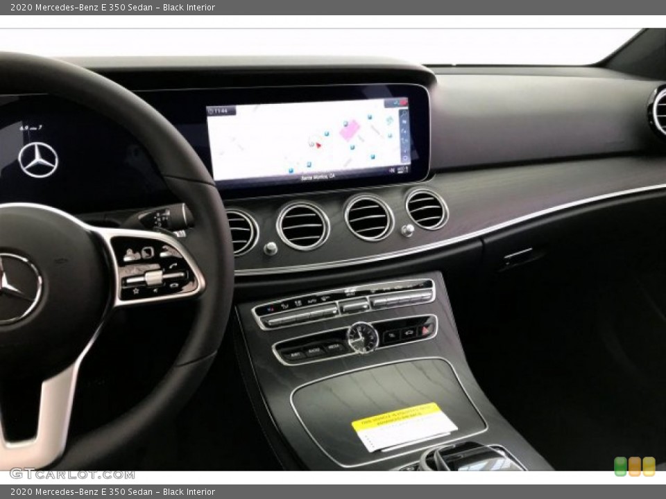 Black Interior Dashboard for the 2020 Mercedes-Benz E 350 Sedan #135053728